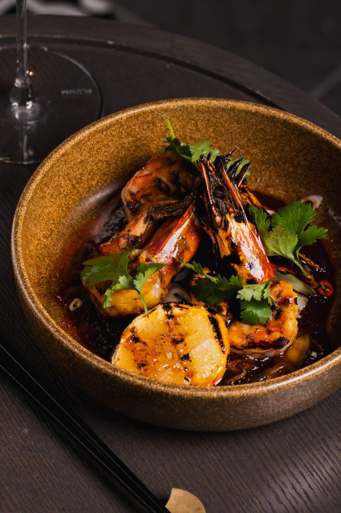 Grilled tiger prawns miss mi